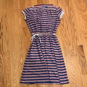 Striped Vintage Midi Dress